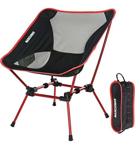 Marchwayultralight Folding Camping Chair, Heavy Duty