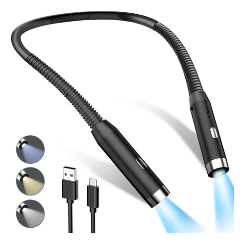 comprar Luz Led De Lectura Cuello, Luz De Libro Leer Cama, 3 Co...