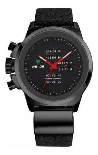 Relogio Masculino Weide Analogico Casual Preto Wh3305b