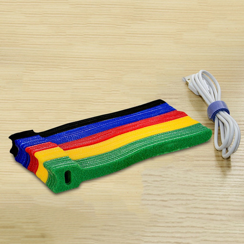 Imagem 3 de 5 de Kit Organizador Cabos Fios Eletrônicos Velcro Abraçadeira