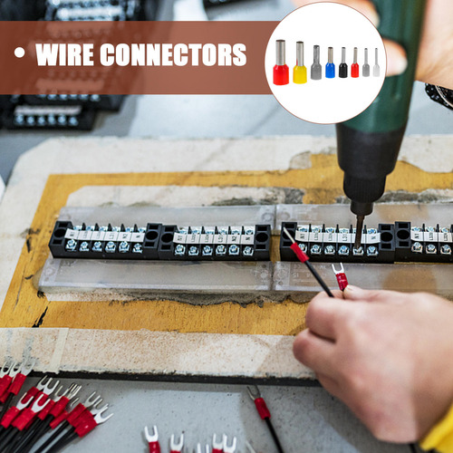 Kit De Conectores De Cable De 1200 Piezas, Cable De Engarce