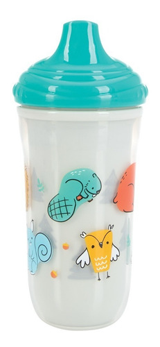 Vaso Nuby Antiderrames Termico Y Boquilla Rigida Color Blanco