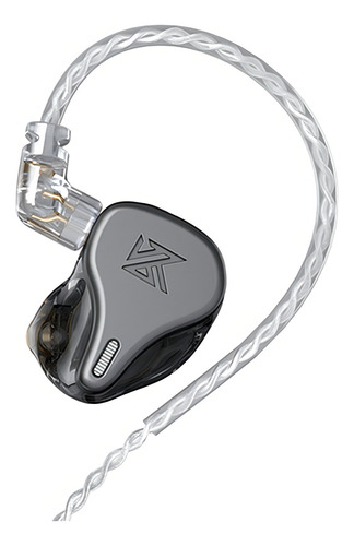 Auriculares intraurales con cable Kz Dq6 sin micrófono, color gris