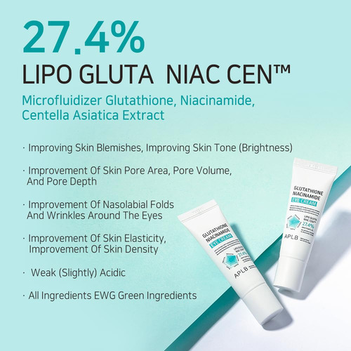 Creme Para Os Olhos Alpb Glutationa Niacinamida Lipo Gluta N