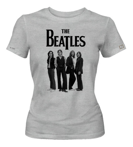 Camiseta Estampada The Beatles Pop Rock Grupo Poster Ikgd