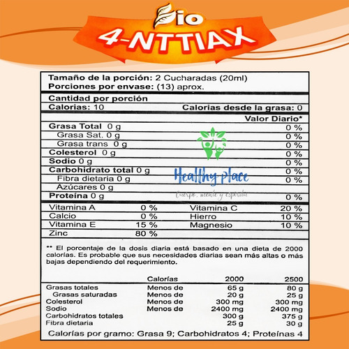 Antiinflamatorio Bio Antiax Menta X400 M - mL a $90