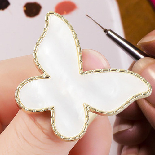 // 4 Anillos De Paleta Para Decoración De Uñas, Herramienta