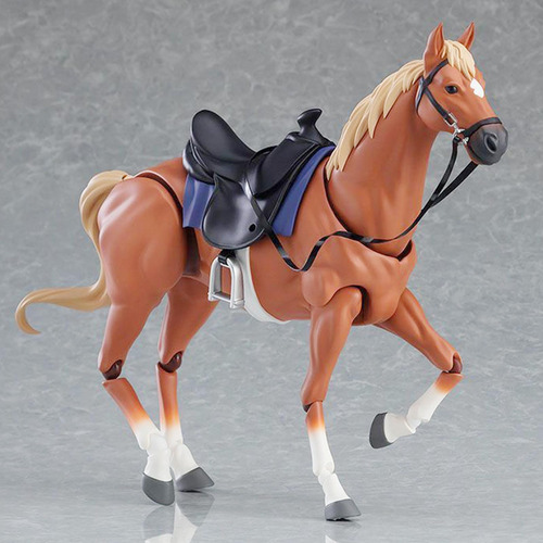 Figura De Caballo Realista, Modelo De Caballo Marrón