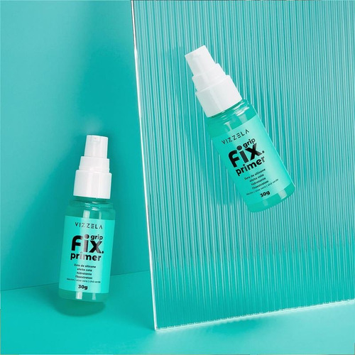 Kit Primer Grip Fix + Gotas Fix Vizzela Fixação Prolongada