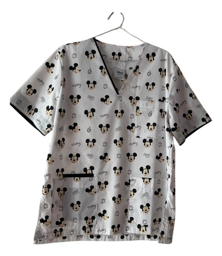 Casaca Chaqueta Sanidad Disney Mujer - Saber T 2 = 48 Blanco / Negro Estampado 2