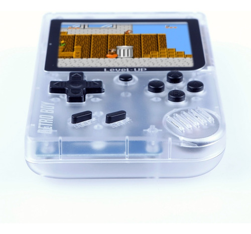 Consola Retro Boy Level Up Juego Portatil 168 Juegos A Bateria Recargable
