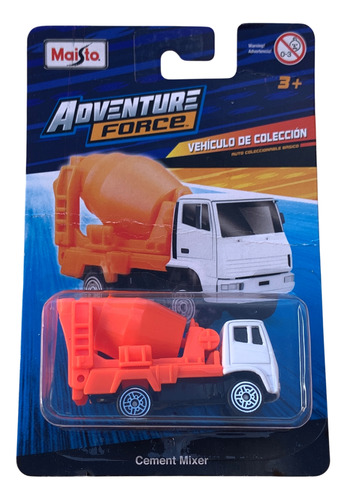 Maisto Cement Mixer Revolvedora De Cemento Adventure Force