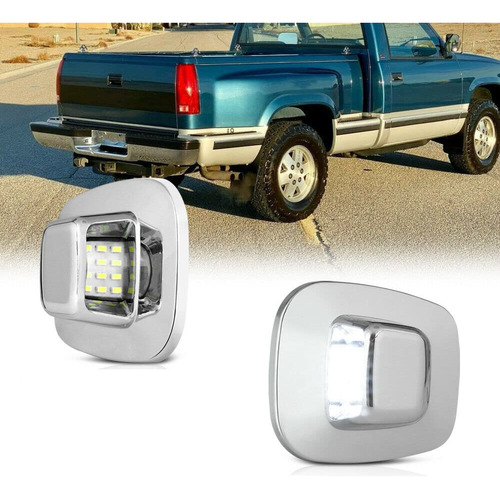 Datuihan Para Camion Cromo Led Vehiculo Placa Luz Parachoque