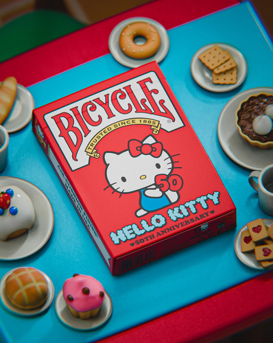 Bicicleta De Cartas Hello Kitty Edición Limitada 50th Ann