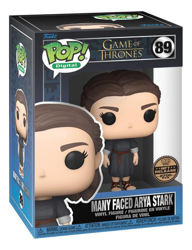 Funko Pop! Digital Nft Game Thrones Many Faced Arya Stark 89