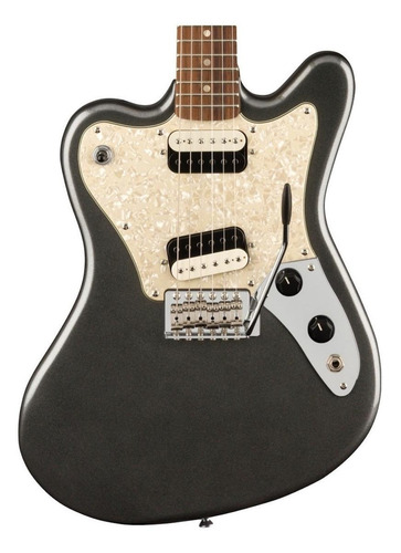 Guitarra eléctrica Squier by Fender Paranormal Super-Sonic de álamo graphite metallic brillante con diapasón de laurel indio