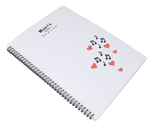 Carpeta De Partituras, 20 Fundas, 40 Páginas, Hoja Para Orqu