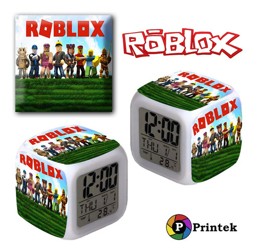 Reloj Despertador Iluminado Roblox - Printek