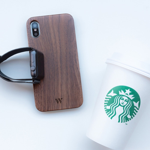Funda Walden® Madera Real Bamboo iPhone X / Xs / Xr / Xs Max Apple Eco Classic Original