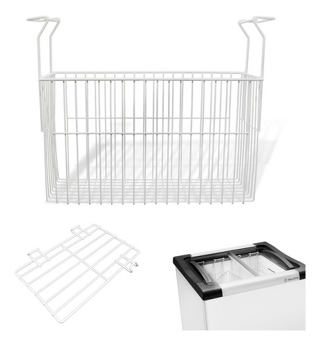 Cesto Separador  Picoles Para Freezer Horizontal + Separador