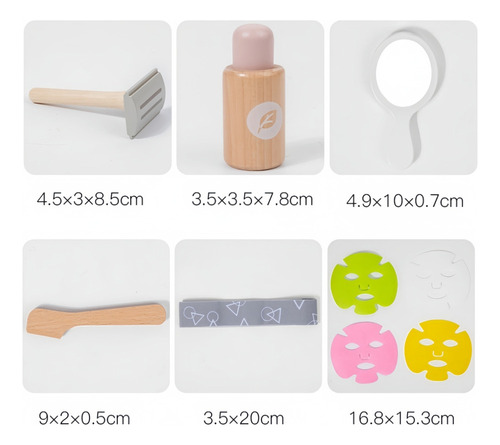 Set De Juguetes De Máscara De Maquillaje For Niños De 17 Pi