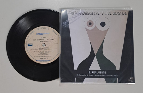 Don Cornelio + Fito Paez 1er Press Promo Vinyl Arg1988 Split Edición Limitada Promocional (Usado)