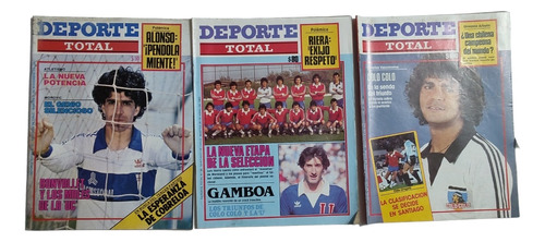 3 Revistas Deporte Total N°23-98-117 1983(ee325