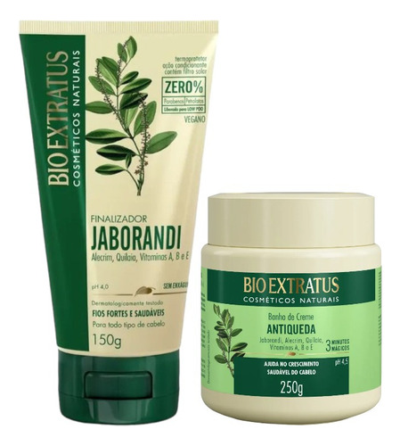 Kit Jaborandi Finalização Capilar 1 Bc 250ml 1 Finaliz 150ml