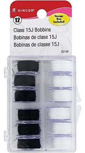 Hilo De Seda Bobinas Roscadas Singer Class 15j En Estuche, 1