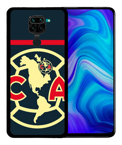 Funda Xiaomi Redmi Note 9 Club América Tpu Uso Rudo