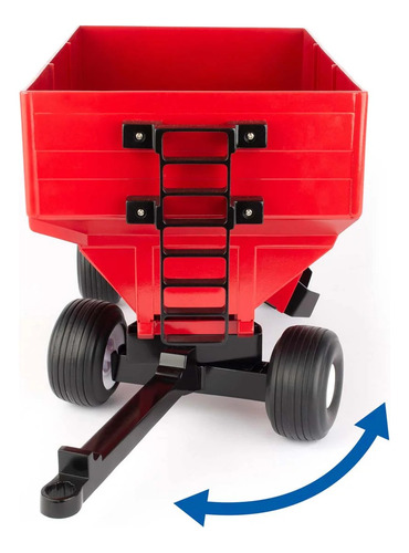 1:16 Case Ih Puma 170 Tractor Gravity Wagon Big Farm Rojo