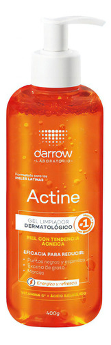 Darrow - Gel de limpeza Actine 400g Tempo de aplicação Dia/Noite Tipo de pele oleosa