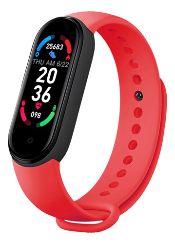 Reloj M6: Fitness, Heart E, Sleep, Ip67