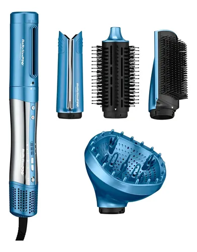 【本日のみ大特価】BaByliss Secador Babyliss Style Switch Nano Titanium Ionic 5 In 1 Azul