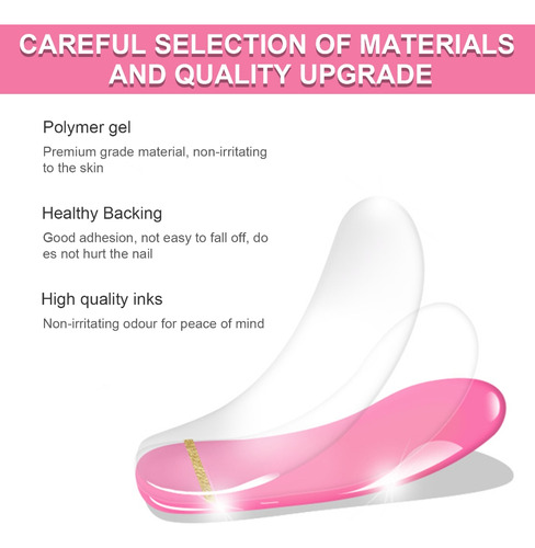 (m)cured Gels Nails Stickers Uvs/led Lamp Required Gels Nail