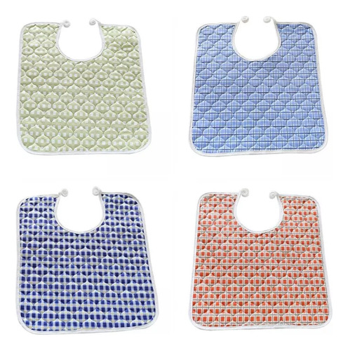 4 Baberos Para Adultos Con Protectores De Ropa Con Correa