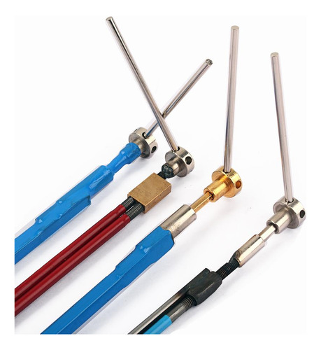 10 Sets Guitar Spoke Wheel Rod Nut + Barra De Material Acero