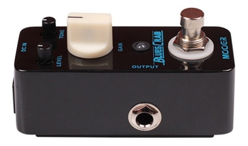 Pedal Efecto Mooer Blues Crab Micro Series Blues En Cuot Color Gris Oscuro