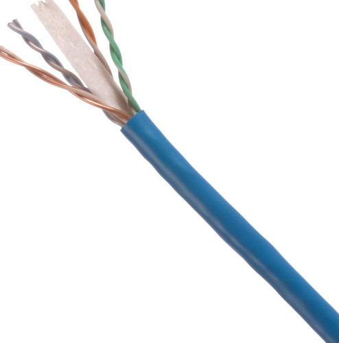 Cable De Red Azul Nk6 Cat 6 24 Awg U/utp Cm Euroclass Eca 10