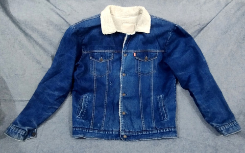 Casaca Levis Modelo Sherpa Talla L Corte Y Hechura 1980