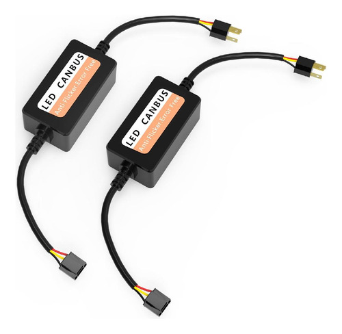 Par Canceller Adaptador Canbus Resistor Lampada De Led H4