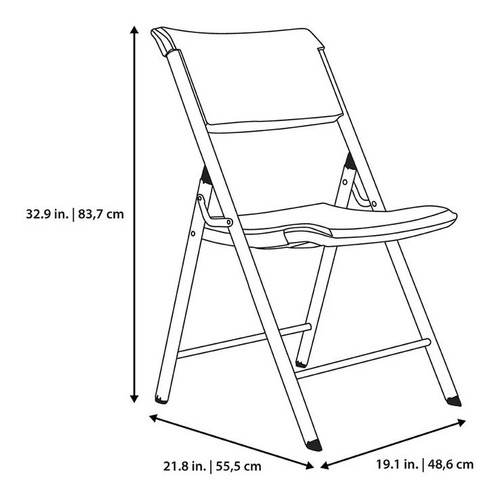 Sillas Plegables Silla Lifetime 1 Pza