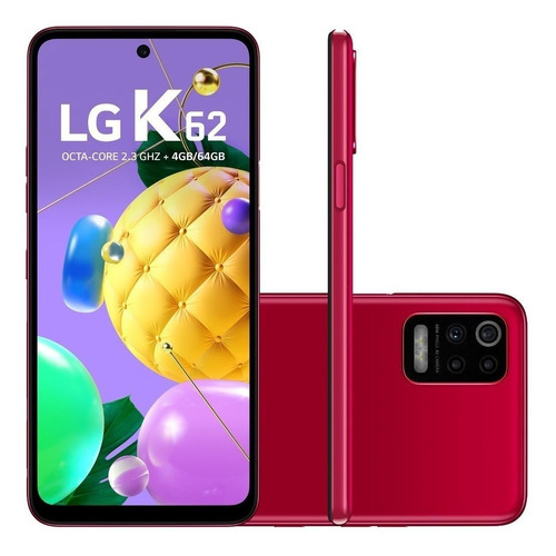 LG K62 Dual Sim 64 Gb Red 4 Gb Ram