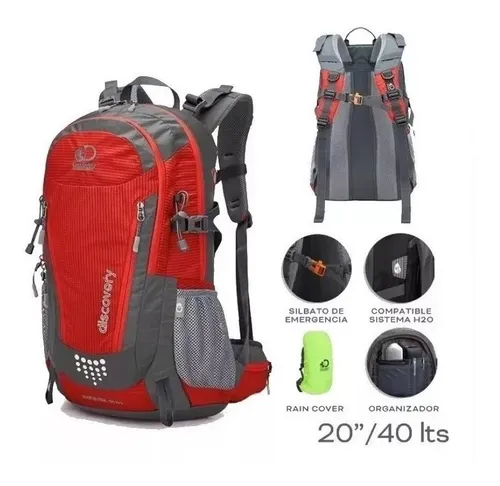 Mochila Trekking Adventure 40 Litros Camping Viaje Paseo