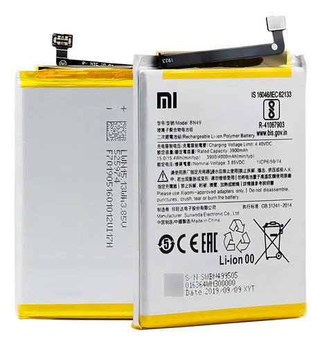 Bateria Xiaomi Bn49 P/ Redmi 7a Nova