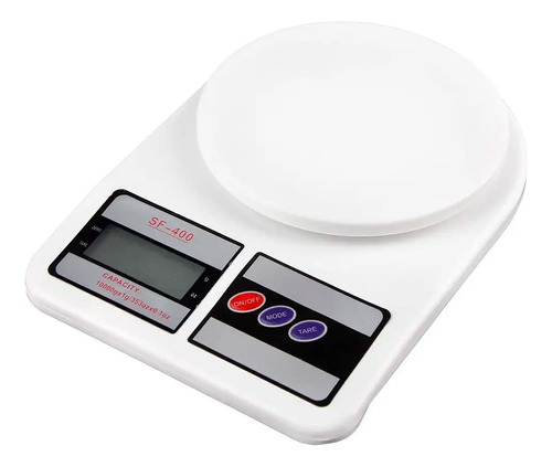 Balança Digital Cozinha 1g Até 10kg Sf-400 Branco
