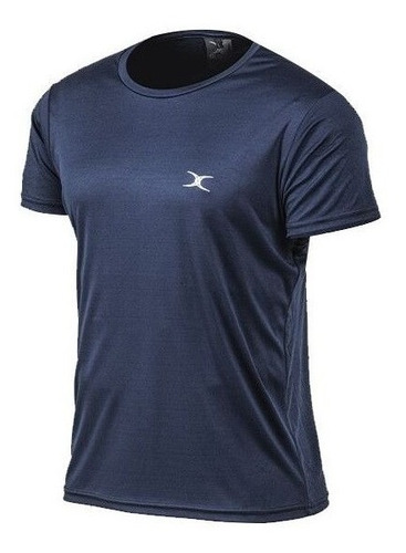 Remera Gilbert Pro Tech Dry Azul Entrenamiento Rugby