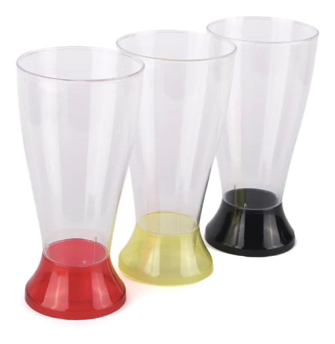 Imagen 3 de 8 de Vaso Imperial X 10 Plástico Descartable Transparente Colores