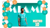 Comprar Fondo Candy Bar Cumpleaños Messi Inter Miami 2024  100x50