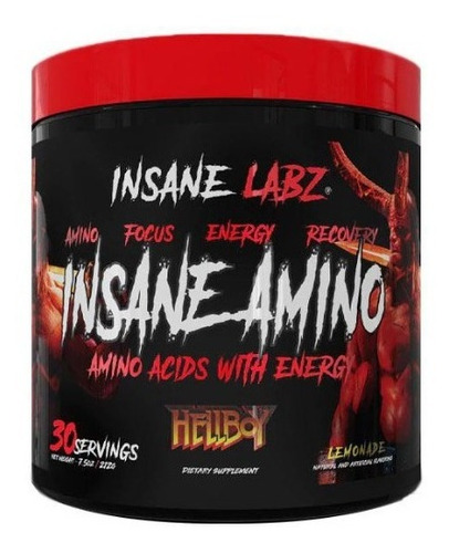 Aminoacidos Insane Labz Hellboy Amino (30 Porciones)